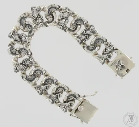Käärme-panssariranneketju, pituus 210mm, leveys 20mm, 925, paino 133,8g