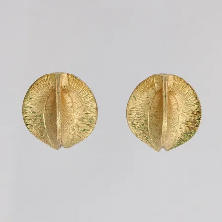 Klipsi-korvakorut, Kalevala Koru, Lumikukka, korkeus 21mm, pronssia