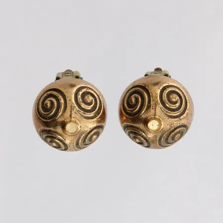 Klipisi-korvakorut, Kalevala Koru, Ø18mm, pronssia