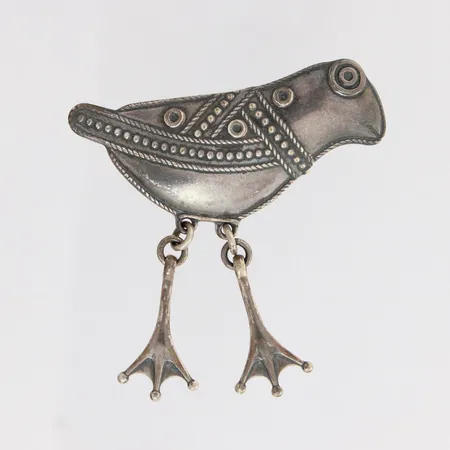 Rintakoru Kalevala Koru, Hattulan lintu, korkeus 60mm, 925, paino 10,0g