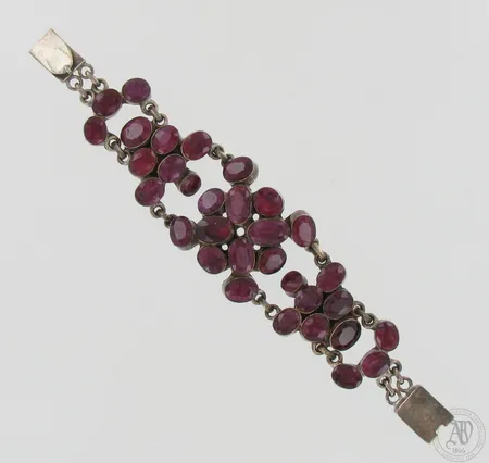 Kivirannekoru, pituus 190mm,leveys 30-41mm, 925br, paino 78,6g
