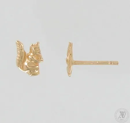 Vialliset korvakorut, 585, paino 0,4g