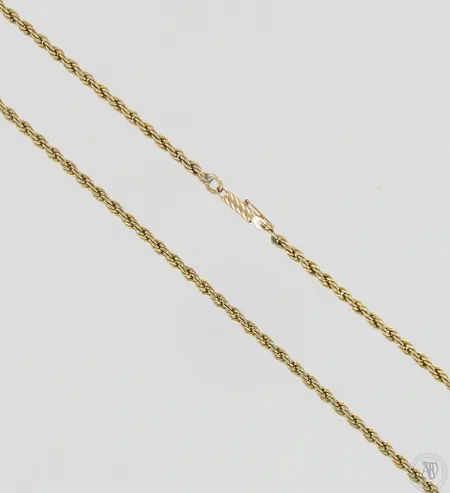 Cordell-kaulaketju, pituus 52,5cm, leveys 3mm, 585, paino 12,5g