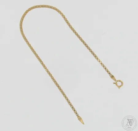 Viallinen ranneketju, 585, paino 2,0g