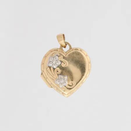 Viallinen medaljonki, 585br, paino 1,3g