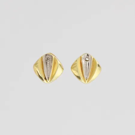 Timanttikorvakorut 2xn.0.005ct, mitat 9x9mm, 585br, paino 0,9g