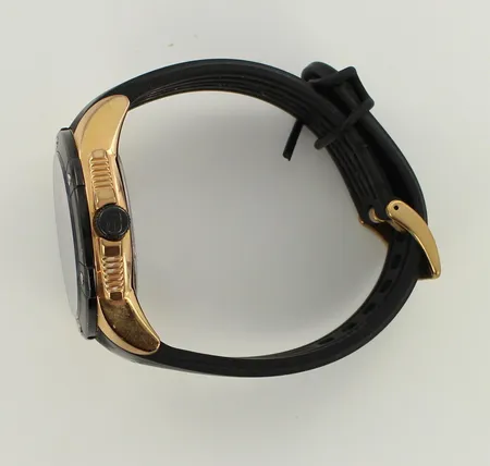 Gant teräsrannekello, water resistant 100m, quartz, kumiranneke katkennut, Ø 46mm, pieniä käytön jälkiä