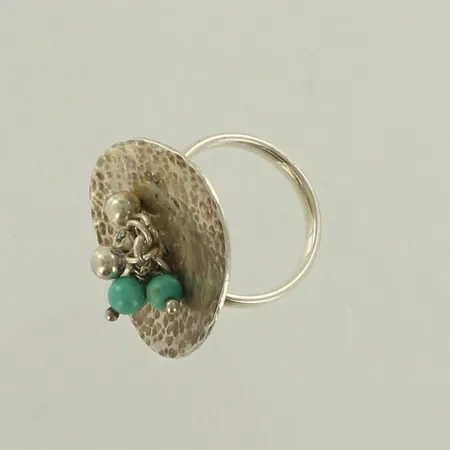 Kivisormus, koko 17½, 925, paino 6,2g