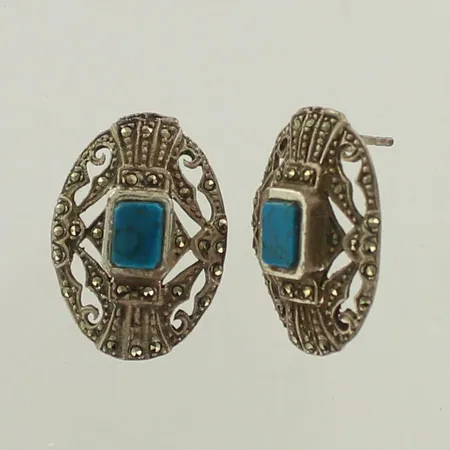 Kivikorvakorut, korkeus 25mm, 925br, paino 7,9g