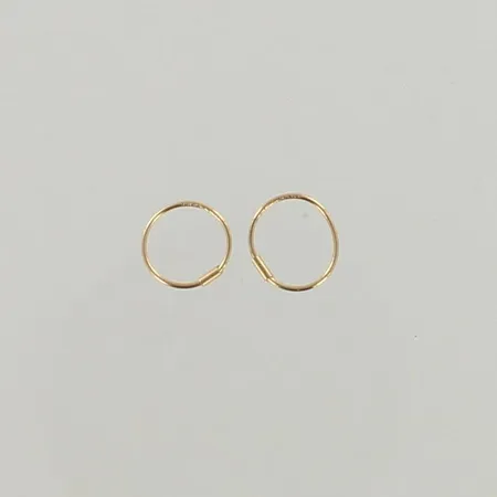 Lasten korvakorut, Ø 9mm, 585, paino 0,2g
