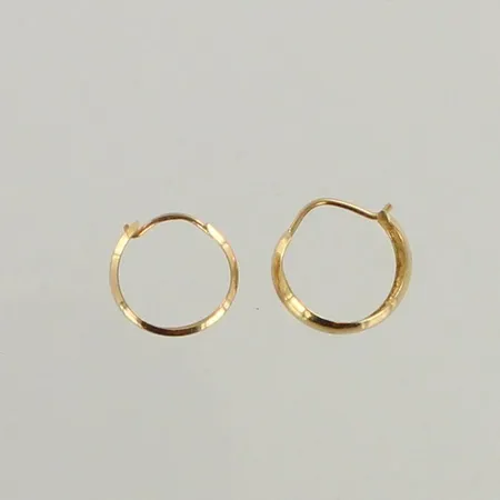 Kaksi korvakorua, korkeus 11-13mm, 585, paino 0,5g