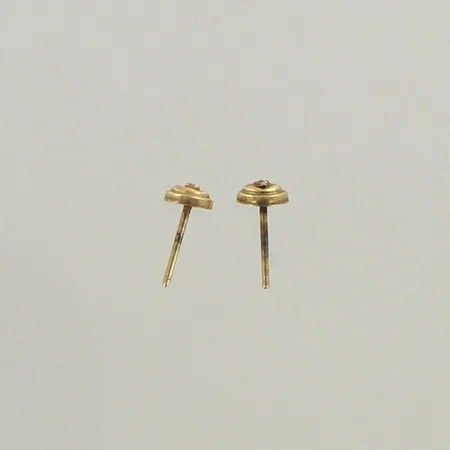 Kivikorvakorut, taustat puuttuu, korkeus 4mm, 585br, paino 0,3g