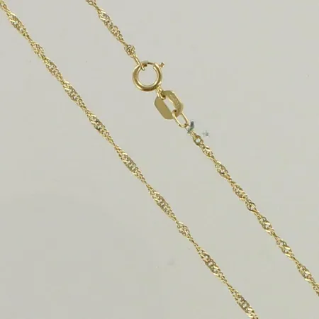 Kaulaketju, pituus 55,5cm, 585, paino 1,6g 