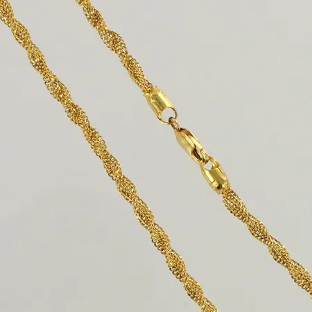 Kaulaketju, pituus 47,5cm,  leveys 4mm, 875, paino 13,1g