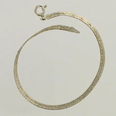 Ranneketju, käytön jälkiä, pituus 182mm, 925, paino 2,1g