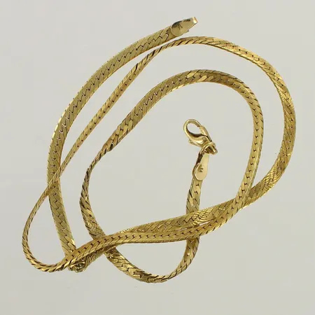 Viallinen kaulaketju, 585, paino 15,7g