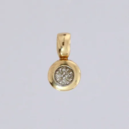 Timanttiriipus 4xn.0.005ct, korkeus 11mm, 585, paino 0,7g