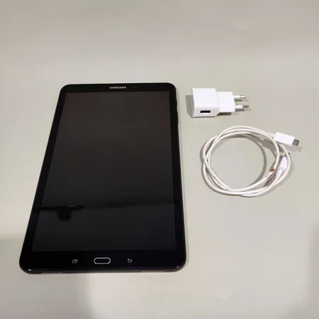 Tabletti, Samsung Galaxy TAB A 10.1" (2016), LTE, 32GB, SM-T585, Black, pieniä käytön jälkiä, laturi Lähetetään postipakettina.