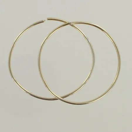 Vialliset korvarenkaat, Ø 47mm, 925, paino 3,3g 