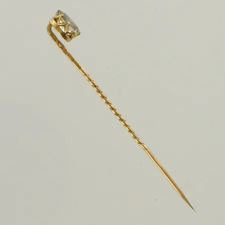Kivellinen hattuneula, kiven mitat 5x7mm, 750br, paino 1,3g 