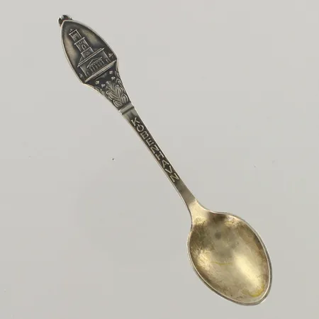 Maakuntalusikka, Kööpenhamina, pituus 105mm, 925, paino 10,8g 