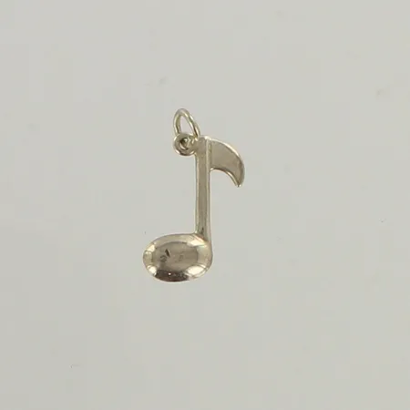 Nuotti-riipus, korkeus 20mm, paino 1,0g 