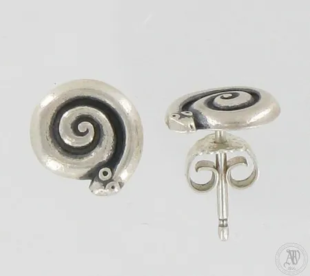 Korvakorut Kalevala Koru, Vaskitsa, korkeus 10mm, 925, paino 2,6g