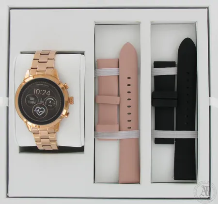 Michael Kors Runway älykello (ruusukulta), uudenveroinen, laatikko