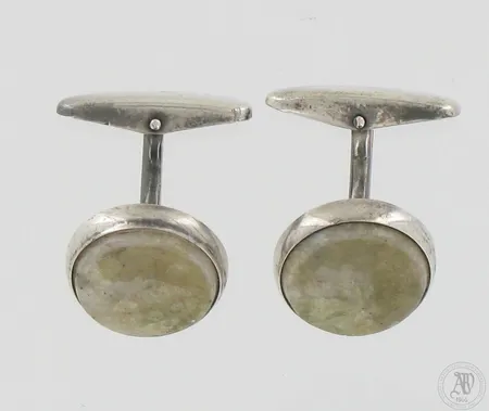 Kivikalvosinnapit Kalevala Koru, Ø 16mm, 925br, paino 11,2g