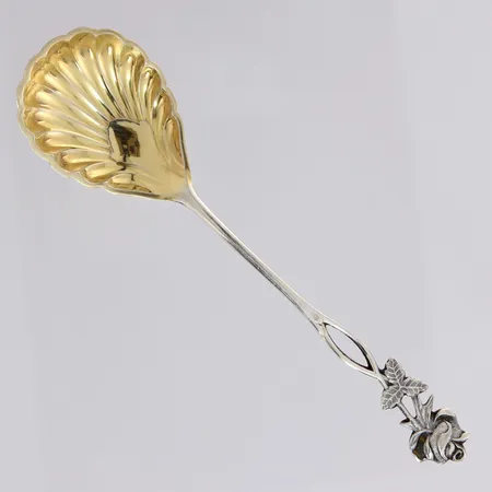 Sokerilusikka, Ruusu, pituus 128mm, 813, paino 12,4g