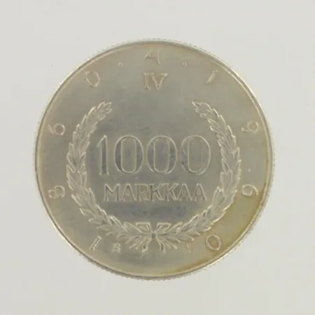 Raha Suomi 1000mk, Suomen Tasavalta 1960  Paino: 0 g