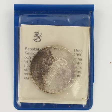Juhlaraha, kekkonen, 1961, nimellisarvo 50 markkaa, 500, paino 19,9g Lähetetään postipakettina.