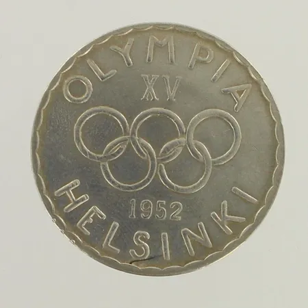 Olympiaraha Suomi 500 markkaa Olympia XV 1952, 500, paino 11,9g 