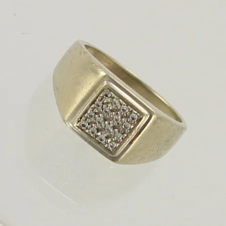 Timanttikantasormus 16xn.0.005ct, koko 16¼, 750, paino 5,2g