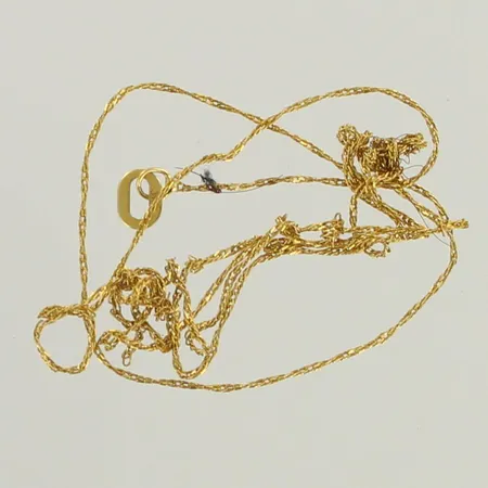 Viallinen kaulaketju, 585, paino 0,6g 