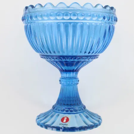 Mariskooli, Iittala, korkeus 120mm, vaalean sininen, Lähetetään postipakettina.