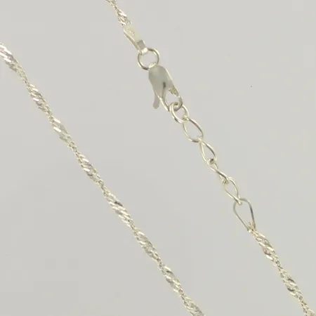 Singapore-kaulaketju, pituus 41,5cm, 925 paino 2,4g 