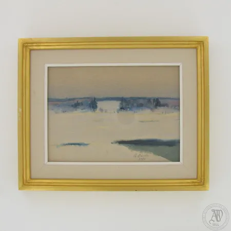 Öljyvärimaalaus, signeeraus U. Oinila 1951, mitat 20cmX 15cm. Lähetetään postipakettina.  