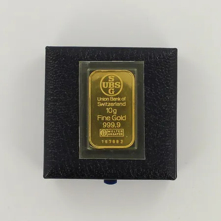 Kultaharkko, UBS, 10,0g, 167882, 999, paino 10,0g