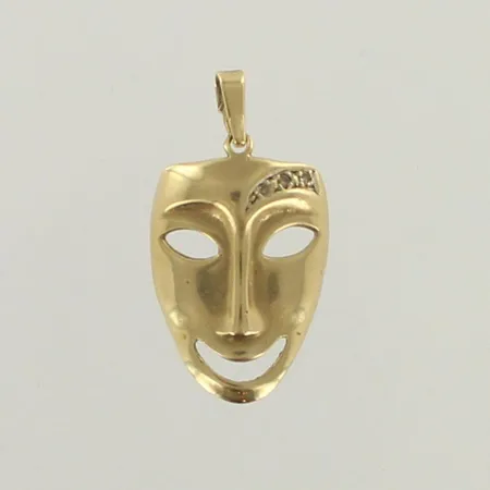 Timanttiriipus 3xn.0.005ct, korkeus 30mm, 585, paino 2,7g