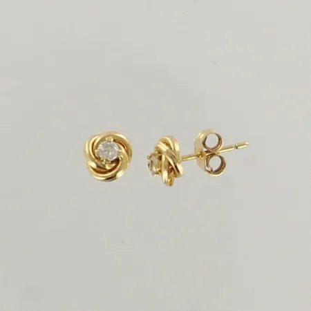 Kivikorvakorut, Ø 5,9mm, 585br, paino 0,7g 