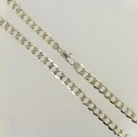 Panssarikaulaketju, leveys 12,5mm, pituus 76cm, 925, paino 117,5g 