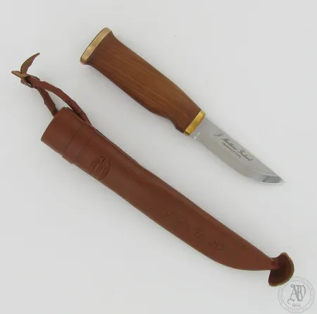 Puukko, Marttiini, kuin uusi, terä Carbinox T508, pituus 190mm, nahkatuppi