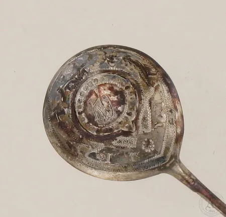 Vanha lusikka, pituus 140mm, Venäjä, 84, paino 14,9g