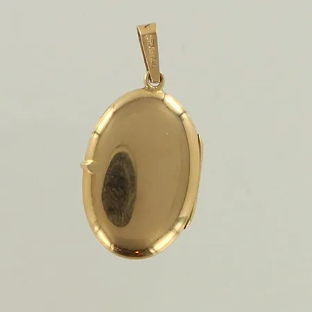 Medaljonki, korkeus 33mm, leveys 17mm, 585, paino 2,9g 