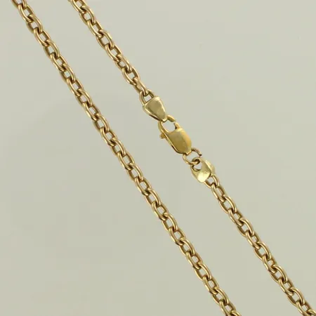 Ankkuri-kaulaketju, pituus 51,5cm, leveys 4mm, 585, paino 18,5g 