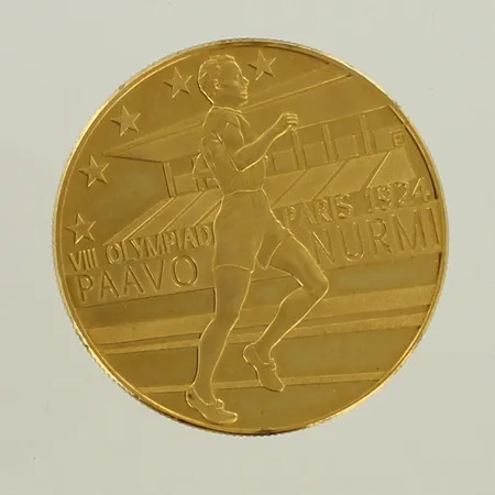 Kullattu kolikko, paavo nurmi 