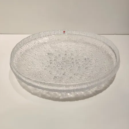 Tarjoiluvati Iittala, Ultima Thule, design Tapio Wirkkala, Ø 370mm, korkeus 85mm, laatikko 