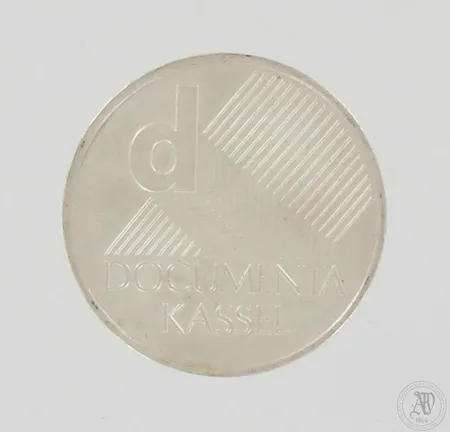 Juhlaraha Saksa, Documenta Kassel, nimellisarvo 10 euroa, vuodelta 2002, 925, paino 18,0g