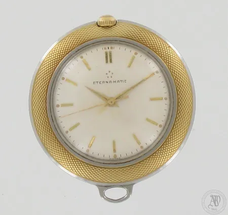 Taskukello Eternamatic Brevete, käytön jälkiä, automaatti, taulun Ø 40mm